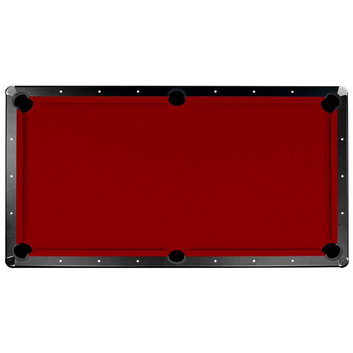Championship Saturn II Billiard Cloth Pool Table Felt - 7-ft Game Room Table — 7-ft / Burgundy