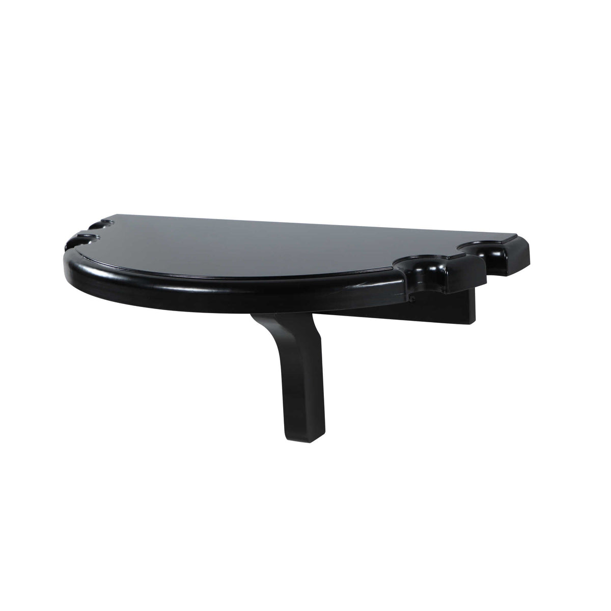 Hathaway Premium Half Moon Wall Shelf Game Room Table