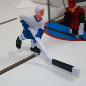 Hathaway Breakaway Dome Hockey Table - white and blue player figure mid-stride on the ice