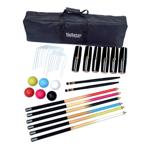 Hathaway Deluxe Croquet 6-Player Set Game Room Table
