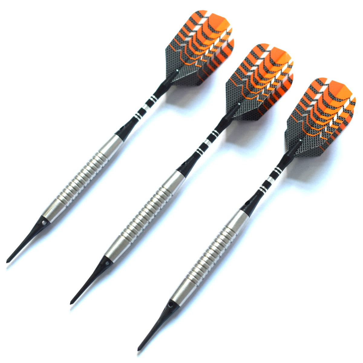 Hathaway Spartan Soft Tip Darts with Tungsten Barrels- 3 Piece Set Game Room Table
