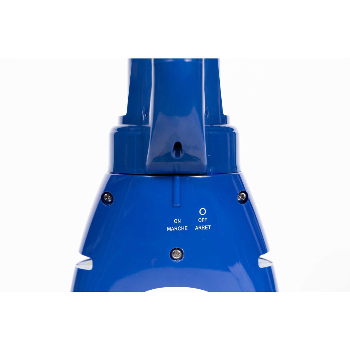 Blue Wave Pool Blaster Fusion PV-5 - close-up of the ON/OFF slide switch on the motor housing