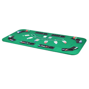 Hathaway No Limit 62-in Casino 3-in-1 Multi-Game Foldable Table Top Set Game Room Table