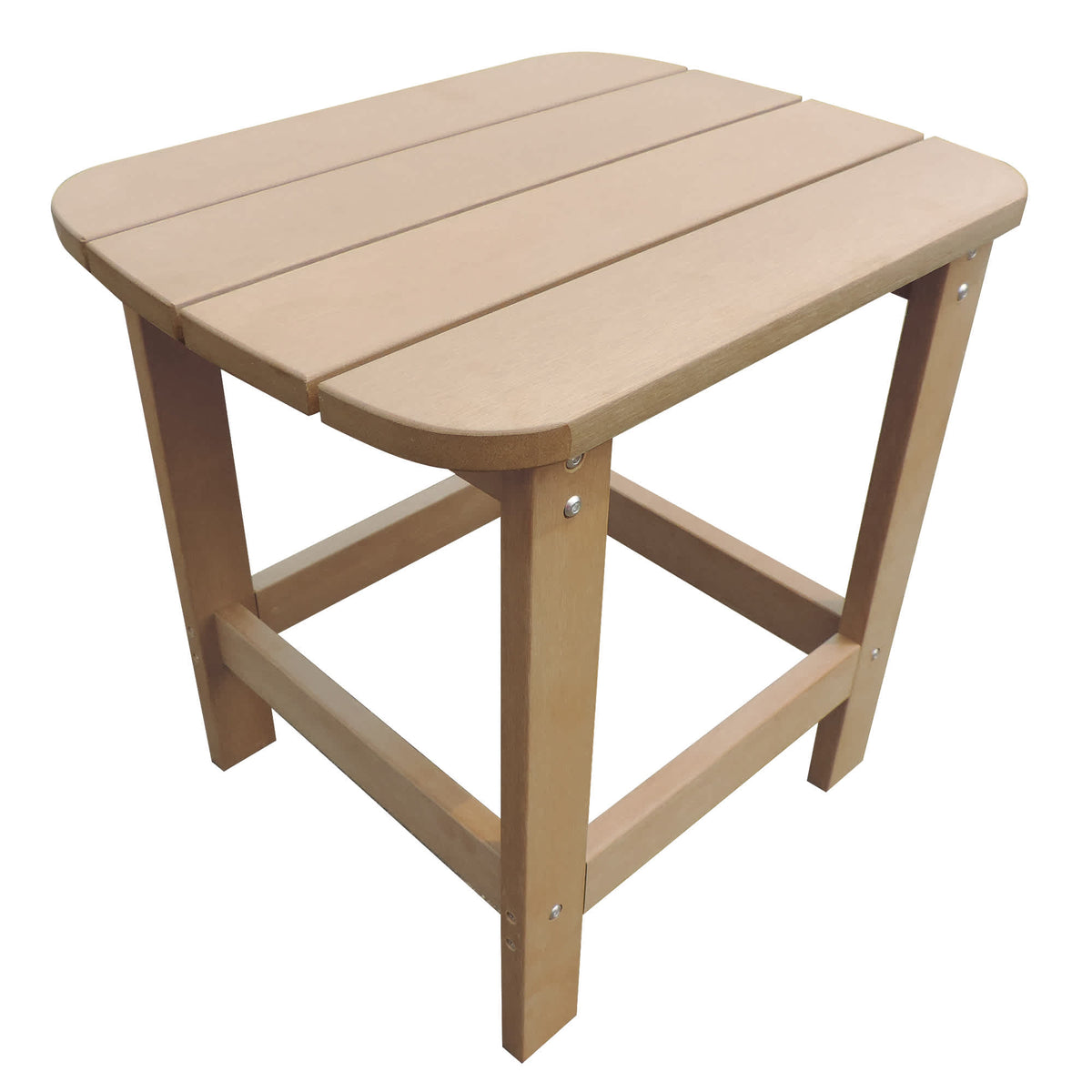 Island Retreat Ez-Care Tek-Wood Adirondack Side Table Patio Furniture &amp; Umbrella