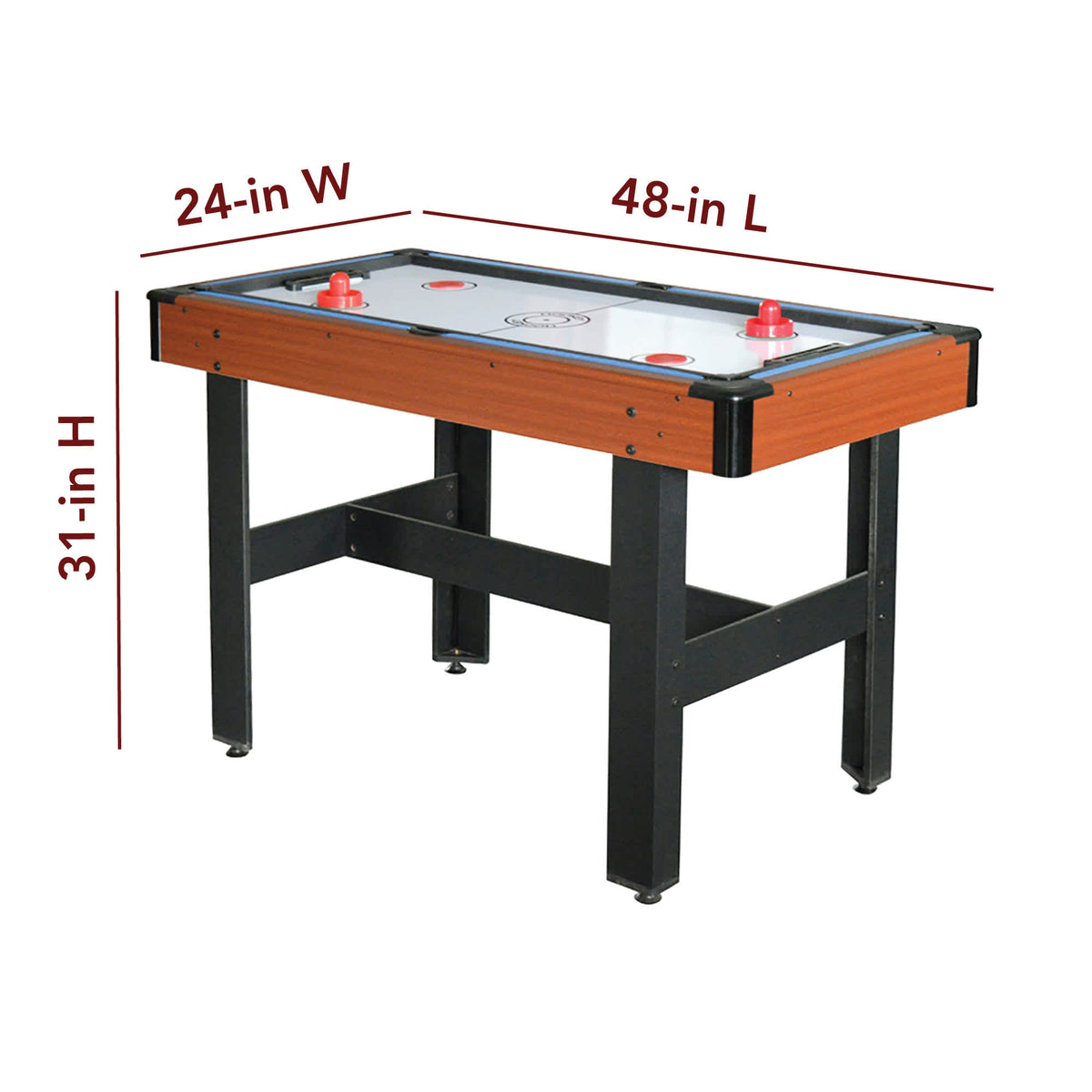 Hathaway Triad Multi-Game Table - 48 in long, 24 in wide and 31 in high