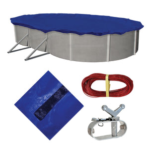 Arctic Armor 15-Year Above Ground Pool Winter Cover Pool Cover — Oval / 12-ft x 20-ft